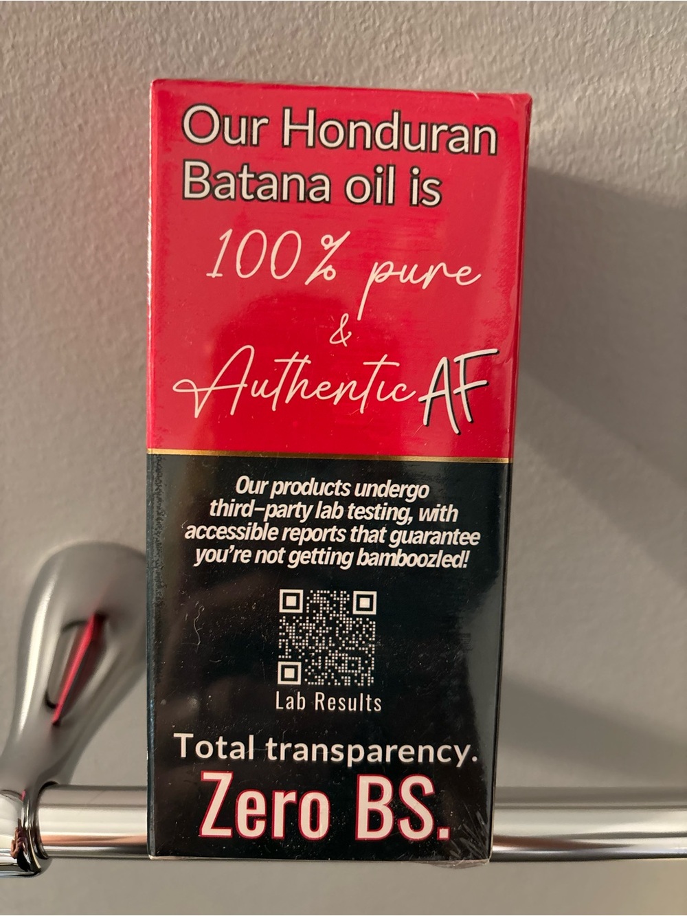 Honduran Batana Oil - 100% Pure (Red & Black Packaging)